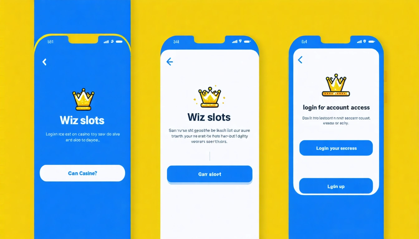 Wiz slots login steps for secure account access