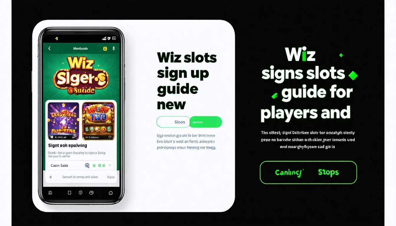 Wiz slots sign up guide for new players and steps