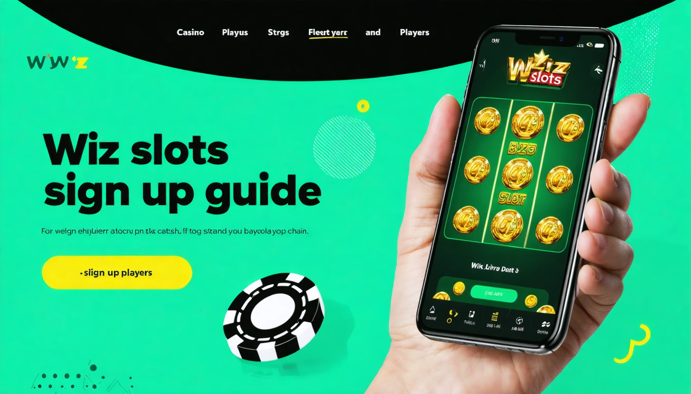 Wiz slots sign up guide for new players and steps